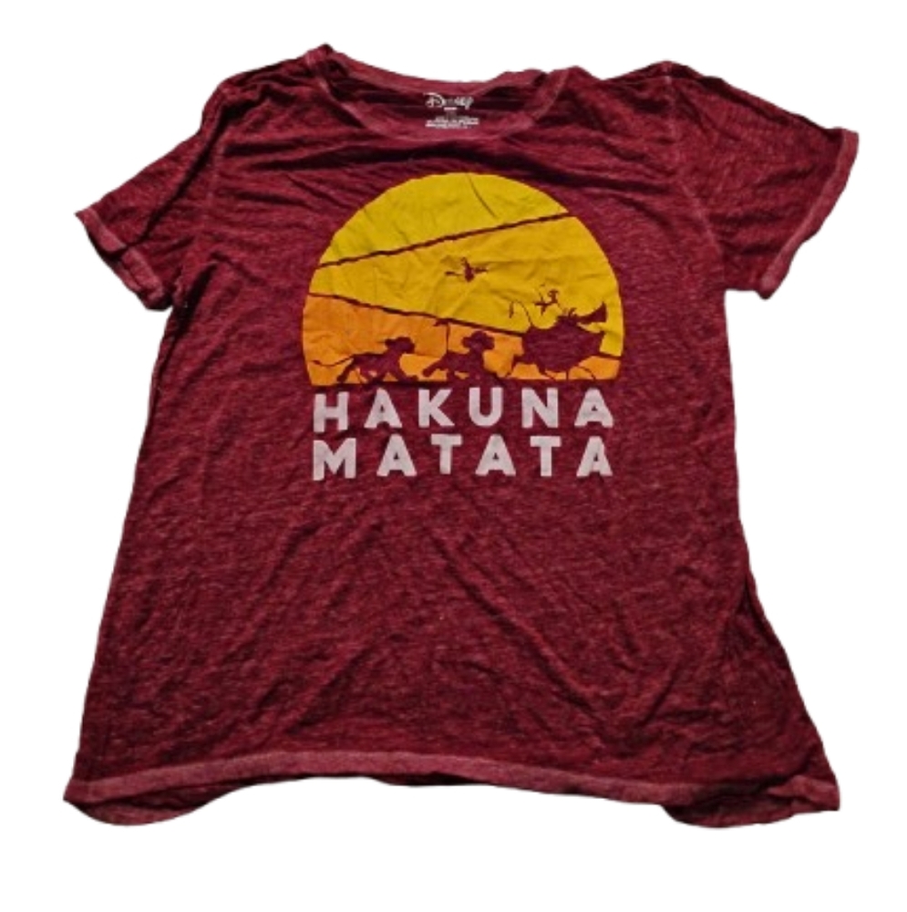 Disney Hakuna Matata Lion King Graphic Tee Sz XXL